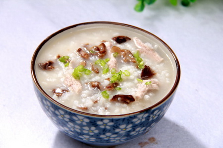 草菇瘦肉粥