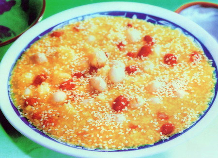 黄米莲子粥
