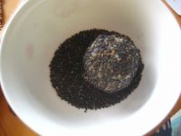 地瓜奶酪黑芝麻球的8步制作方法