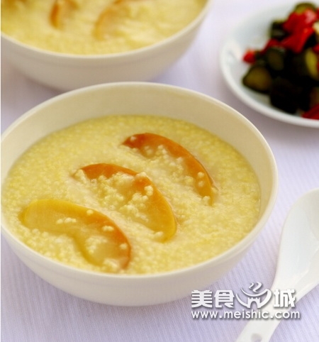 (图)苹果小米粥