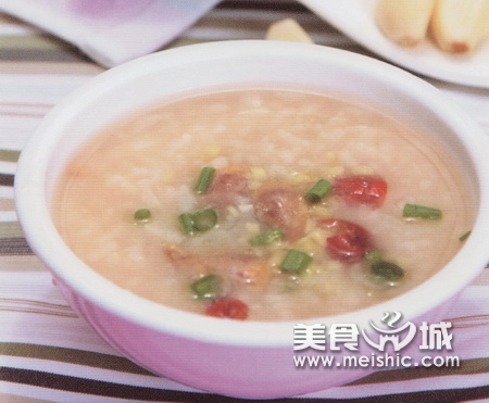 鸡心红枣粥