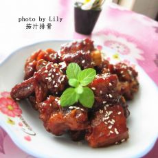 无油版茄汁排骨的做法