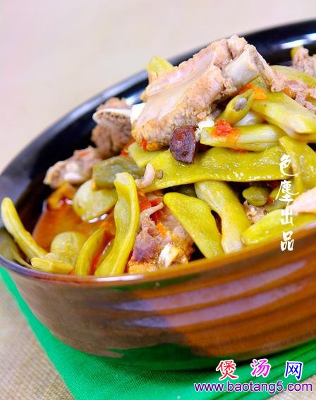 地豆炖排骨