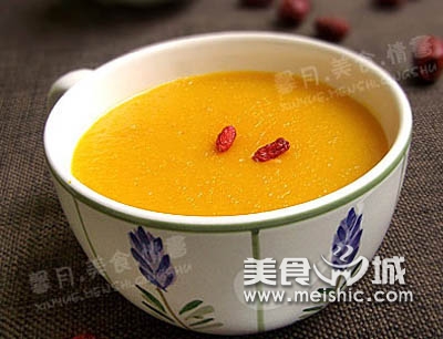 南瓜糯粉粥的做法