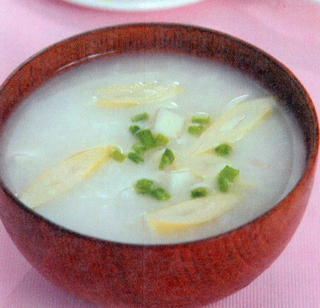 竹笋山药粥