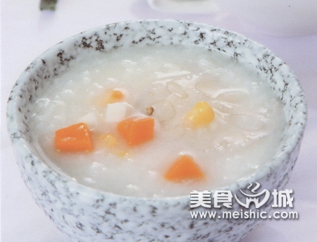 山药藕片南瓜粥