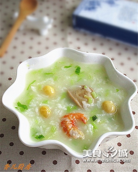 香芹海鲜粥