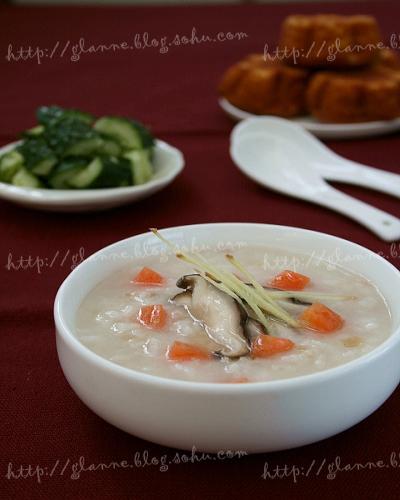 香菇瘦肉粥