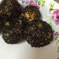 红薯麻球怎么做，红薯麻球的4步做法