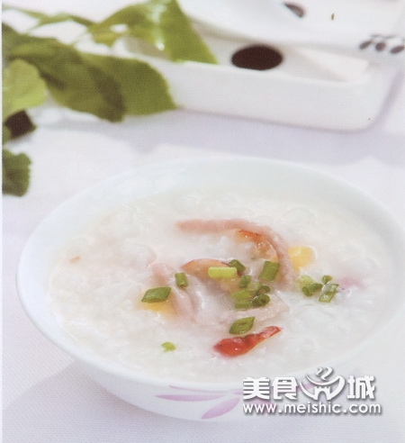 西洋参大枣瘦肉粥