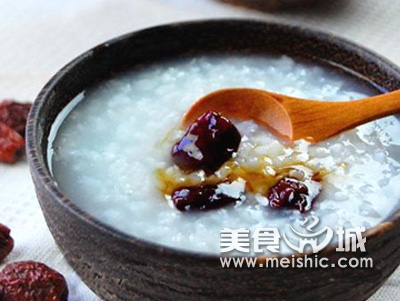 红枣羊骨糯米粥的做法