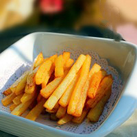 奶香味炸薯条做法