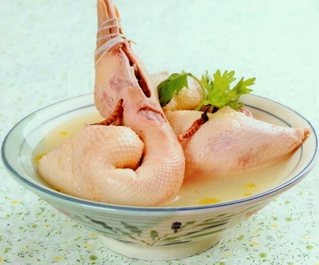 大蒜炖野鸭