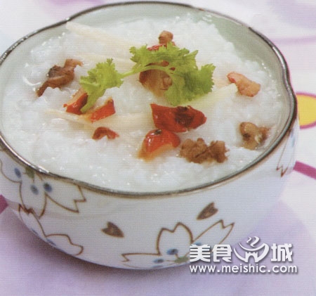 核桃生姜粥