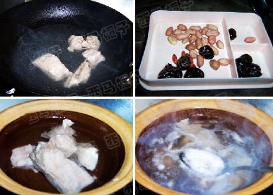 花生枸杞排骨煲