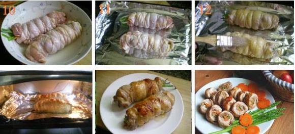 蜜汁核桃杂蔬鸡肉卷怎么做