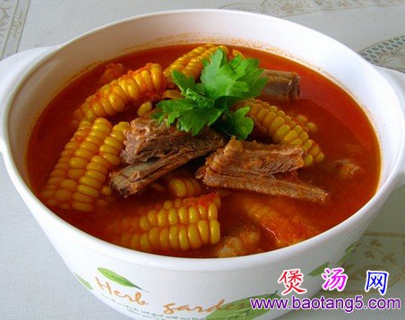菜香玉米排骨汤