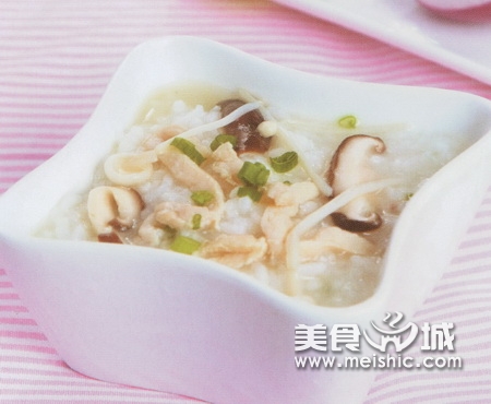 香葱鸡肉粥