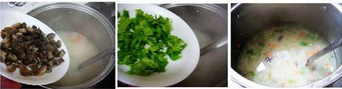 海参青菜粥步骤4-6