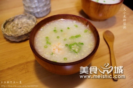 大小米虾蓉粥