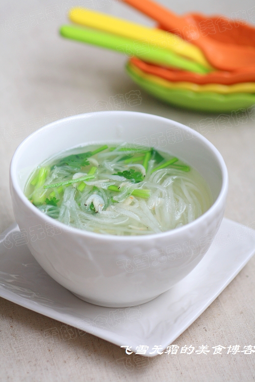 虾皮萝卜丝汤的做法