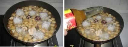 海鲜汁米粉豆泡丁菜羹的做法4