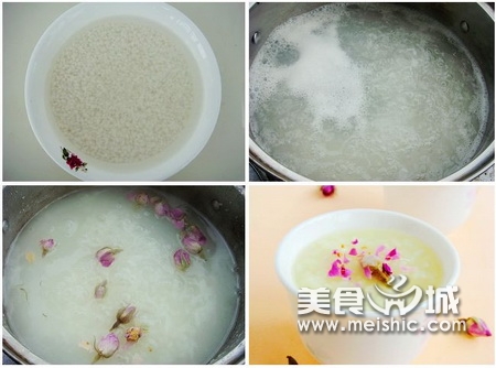 玫瑰粥怎么做