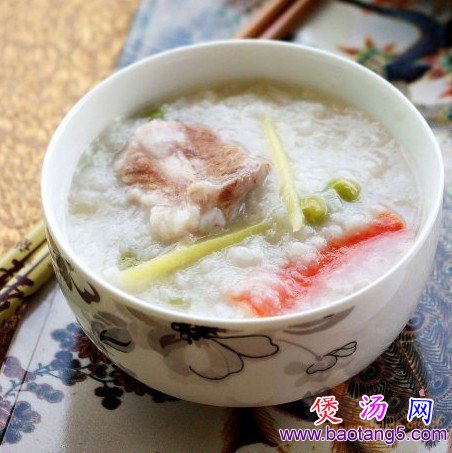排骨蟹棒粥