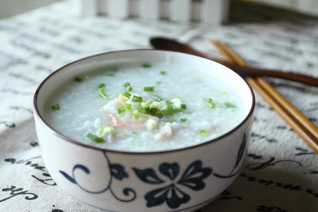 鲜虾瘦肉粥