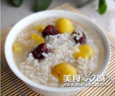 栗子红枣粥