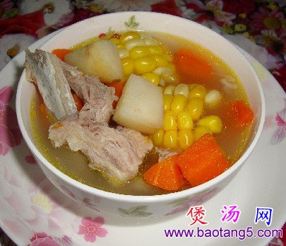 红萝卜马蹄排骨汤的做法
