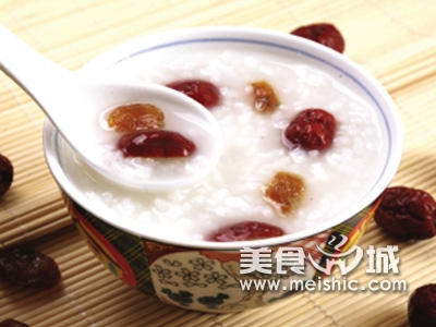 山楂黑枣粥的做法步骤