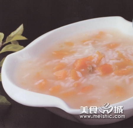 木瓜葡萄干粥