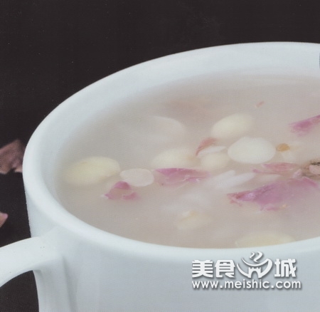 玫瑰花杏仁粥