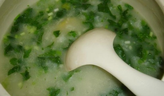生菜排骨粥