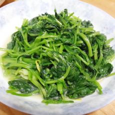 素炒菠菜的做法