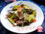 滑溜肝片的做法