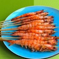 在家怎么做烧烤串串虾