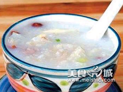 豌豆素鸡粥