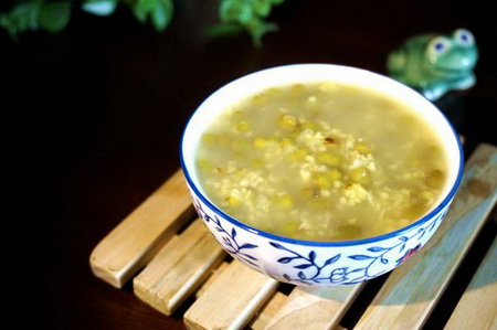 绿豆小米粥