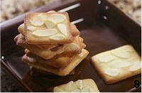 5分钟烤出可口零食---杏仁瓦片酥