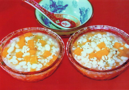 南瓜扁豆粥