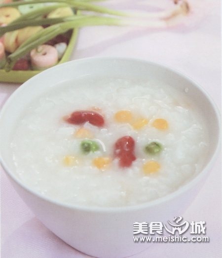 玉米红豆粥