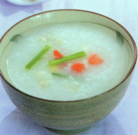 韭菜葱白粥