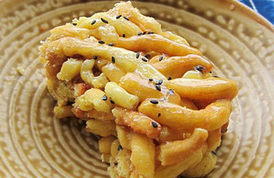 芝麻椰香萨琪玛做法