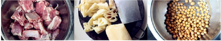 黄豆莲藕排骨汤