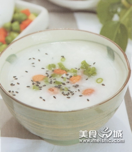 芝麻花生杏仁粥