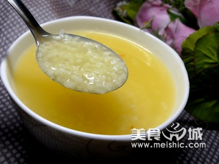 仔米虫草花粥的做法