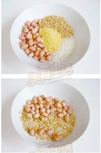 大米燕麦花生粥