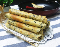 黑芝麻蛋卷的制作方法